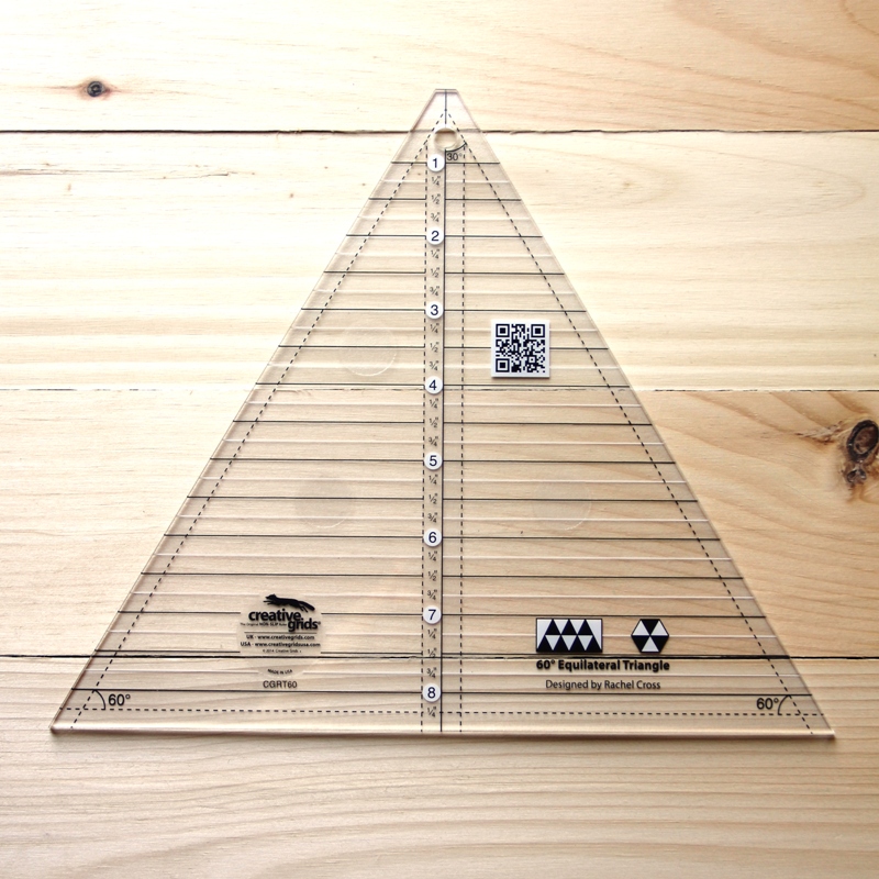 Creative Grids 60 Degree Triangle Ruler