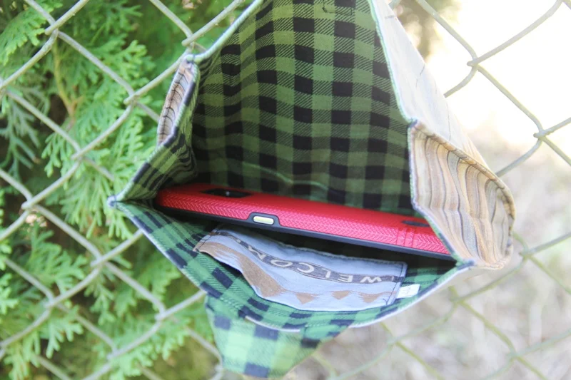 Inside of Bracelet Bag from Crafty Staci