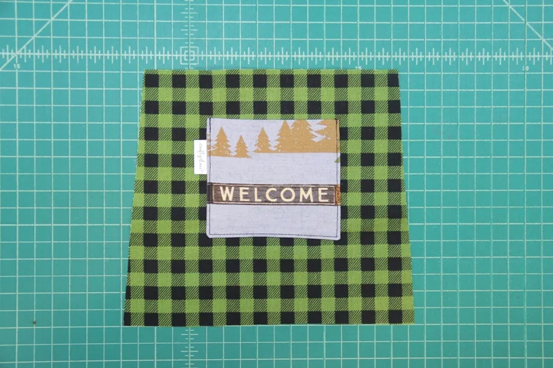 Sew pocket to lining