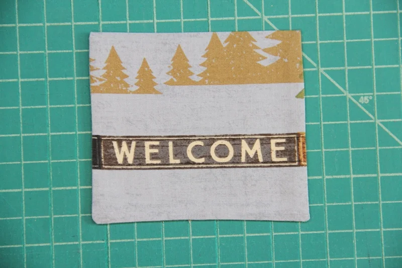 Pocket ready to sew in