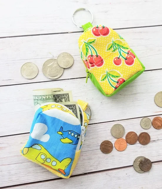 Backpack Coin Pouch from Sew Simple Home