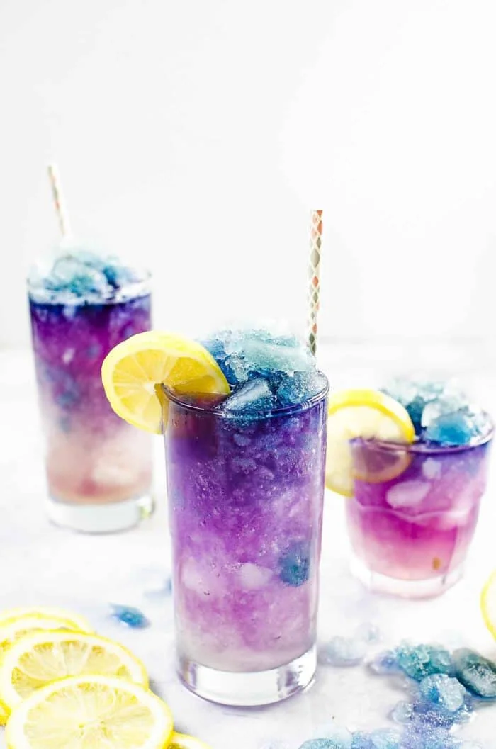 Galaxy Color Changing Lemonade Slushie from The Flavor Bender