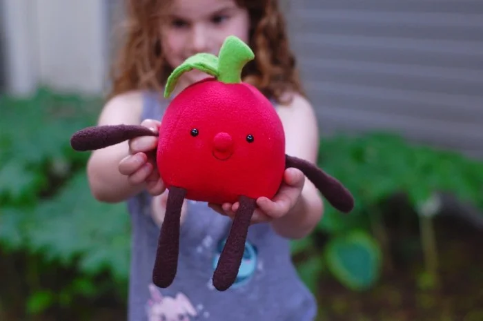 Plush Apple pattern from While She Naps