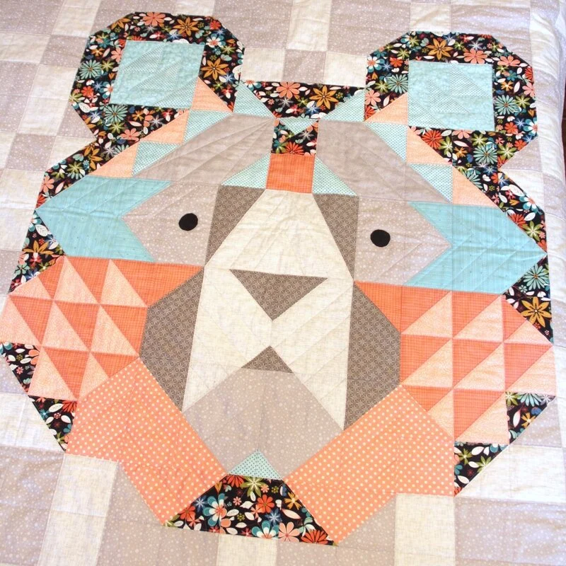Big Sky Bear Quilt from craftystaci.com