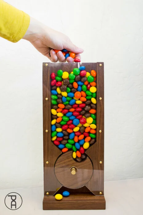 Wood Candy Machine from Pneumatic Addict