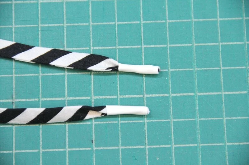 Heat applied to tubing