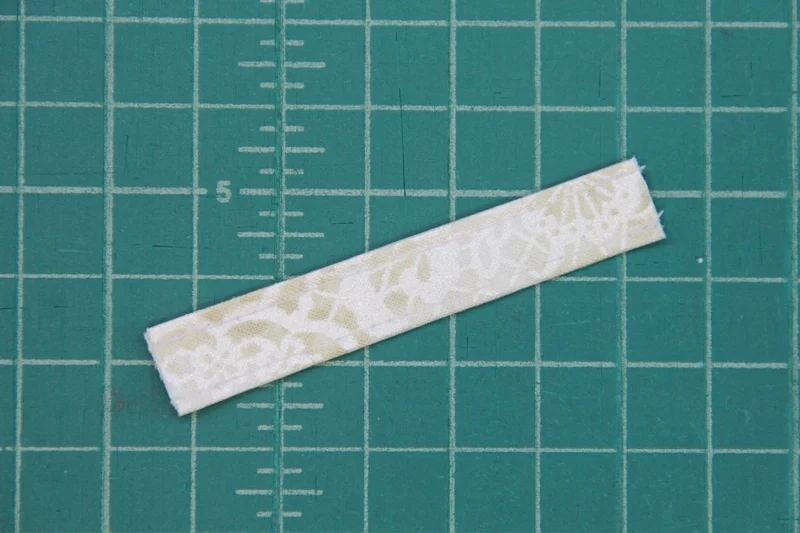 Hanging loop stitched