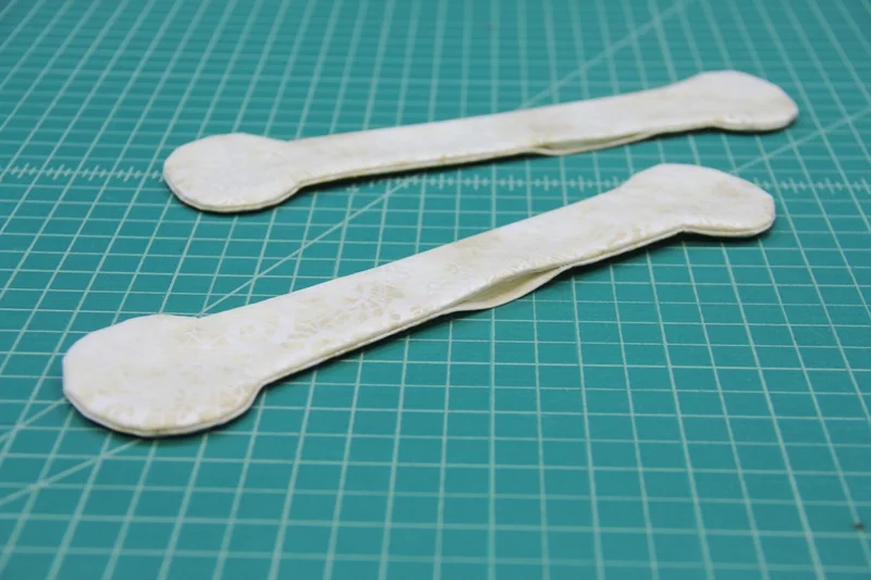 Bones stitched and turned