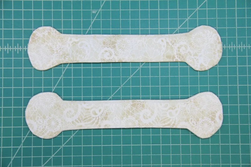 Topstitching on bones