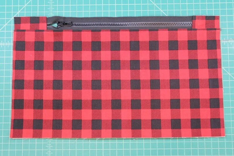 Lining pressed to inside