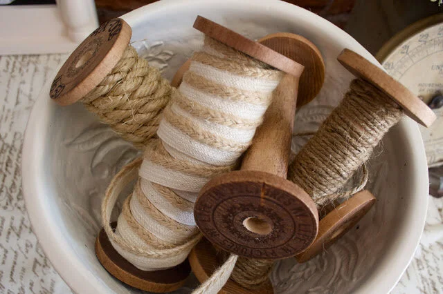 DIY Vintage Spools from Home Stories A to Z