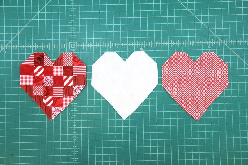 Cut out back and fusible fleece