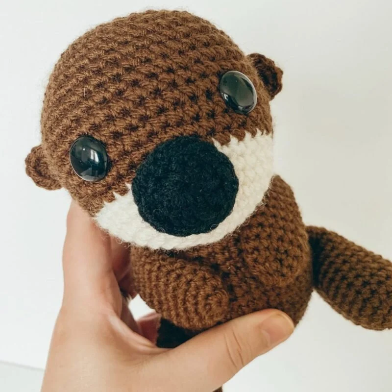 Crochet Otter from The Friendly Red Fox