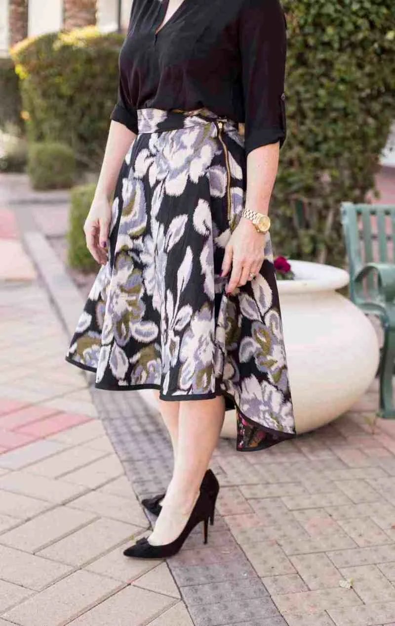 Reversible Circle Skirt from Bonnie and Blithe