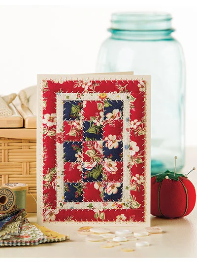 Quilted Cards book from Annie's Craft Store