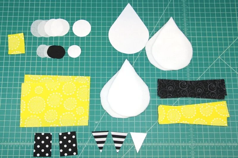 First set of pieces cut