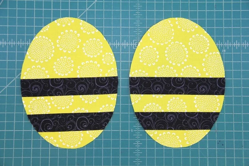 Front and back bee bodies