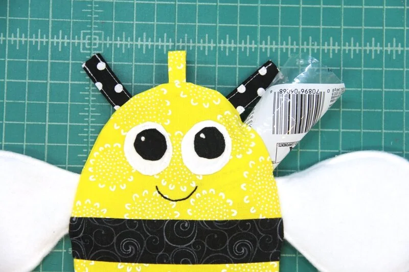 Slide crinkle layer inside