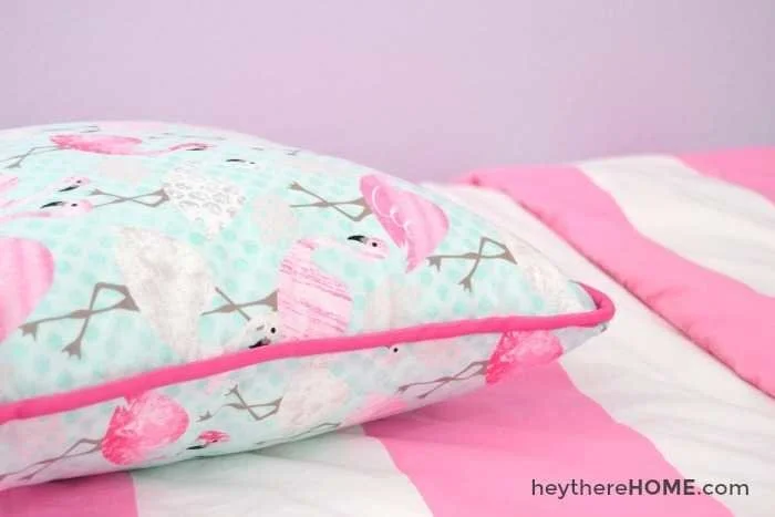 Pillow Cover with Piping from Hey There Home