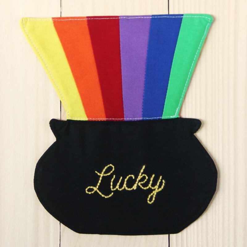 End of the Rainbow Mug Mat on Crafty Staci