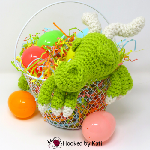 Easter Basket Dragon from Hooked by Kati