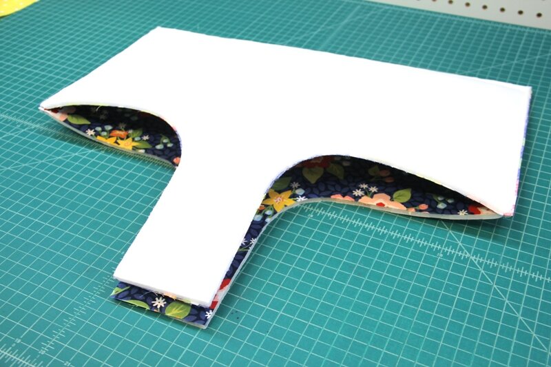 Sides sewn on basket