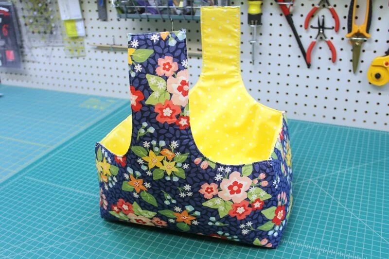 Upper edge of basket finished