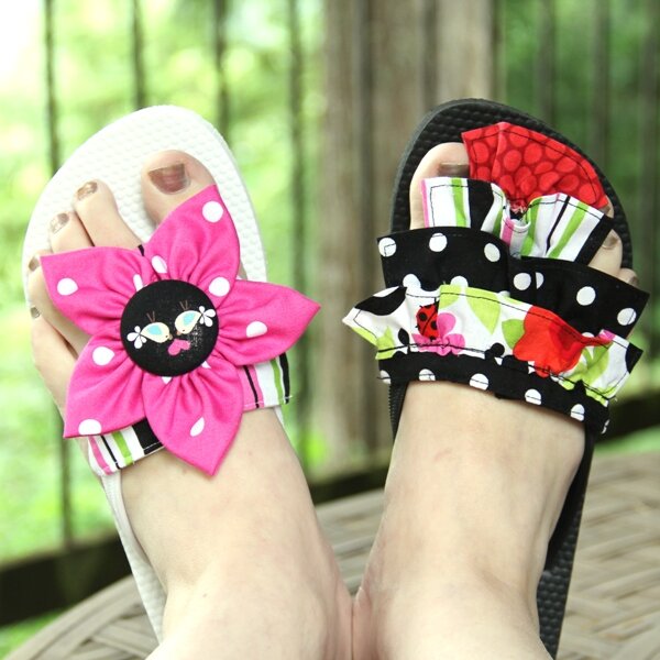 Flip Flop Covers from Crafty Staci