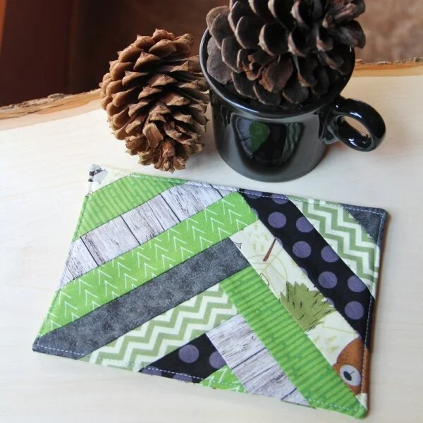 French Braid Mug Mat - Crafty Staci