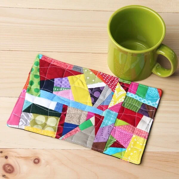 Crumb Quilt Mug Mat from Crafty Staci