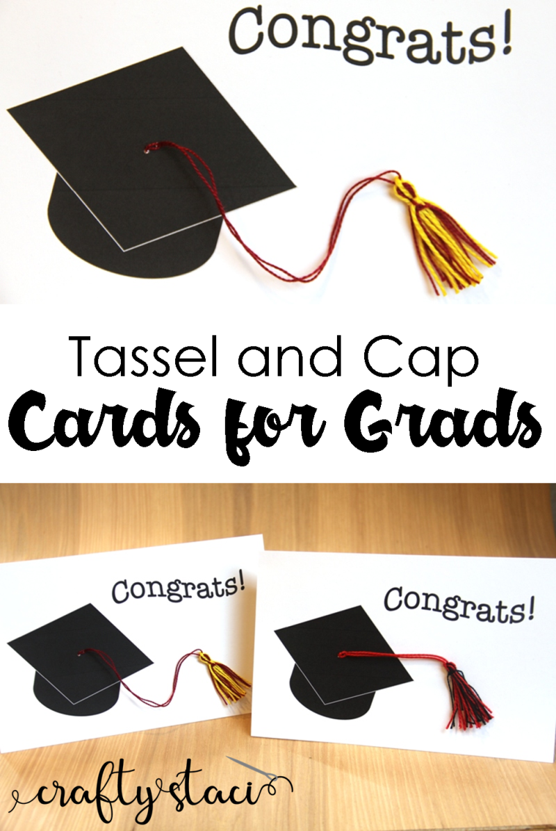 Tassel Graduation Card  Crafty Staci