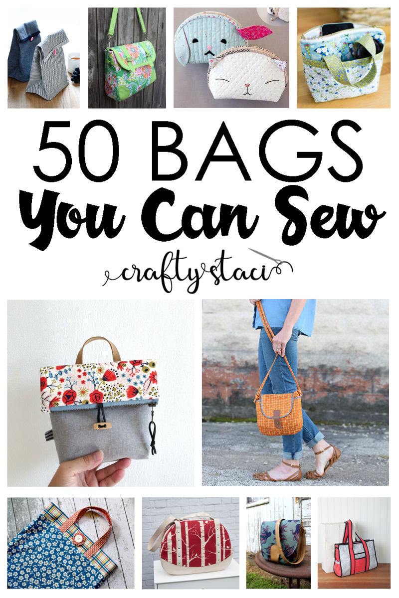 50 Bag Patterns You Can Sew — Crafty Staci