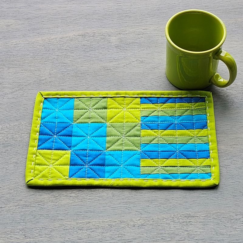 Table Mat--DIY tea mat/Mug rugs/Quilt/DIY Mug Rug/티 메트 만들기