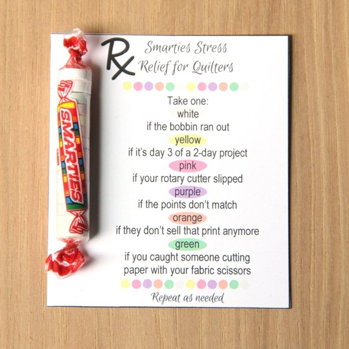 Smarties Stress Relief for Quilters Printable from Crafty Staci.JPG