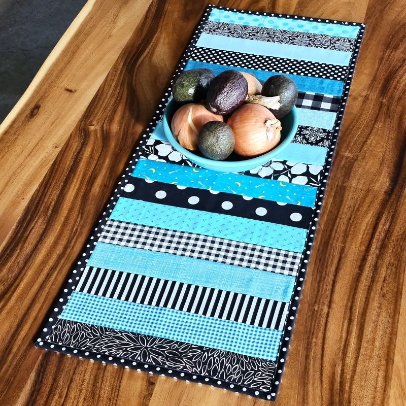 Quilt-As-You-Go Table Runner Printable Tutorial — Crafty Staci