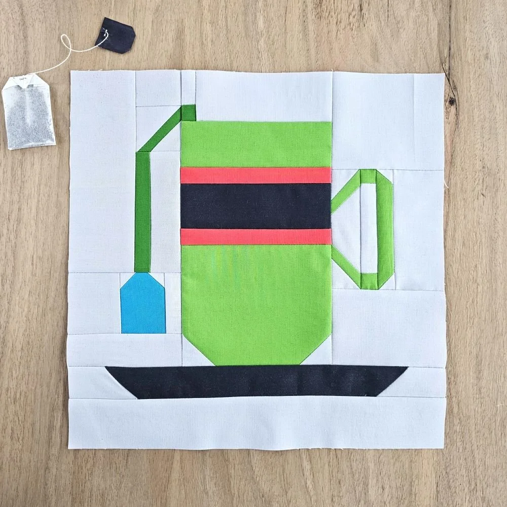 Cup of Tea Quilt Block