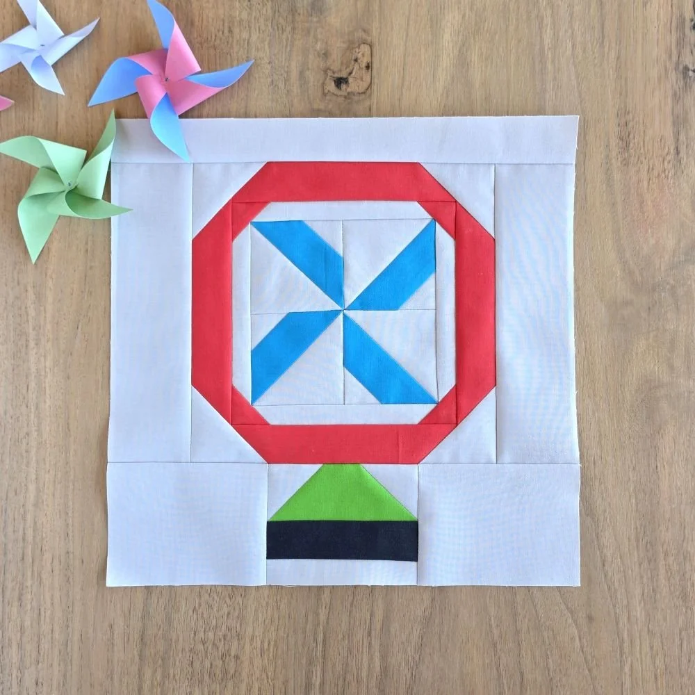 Table Fan Quilt Block