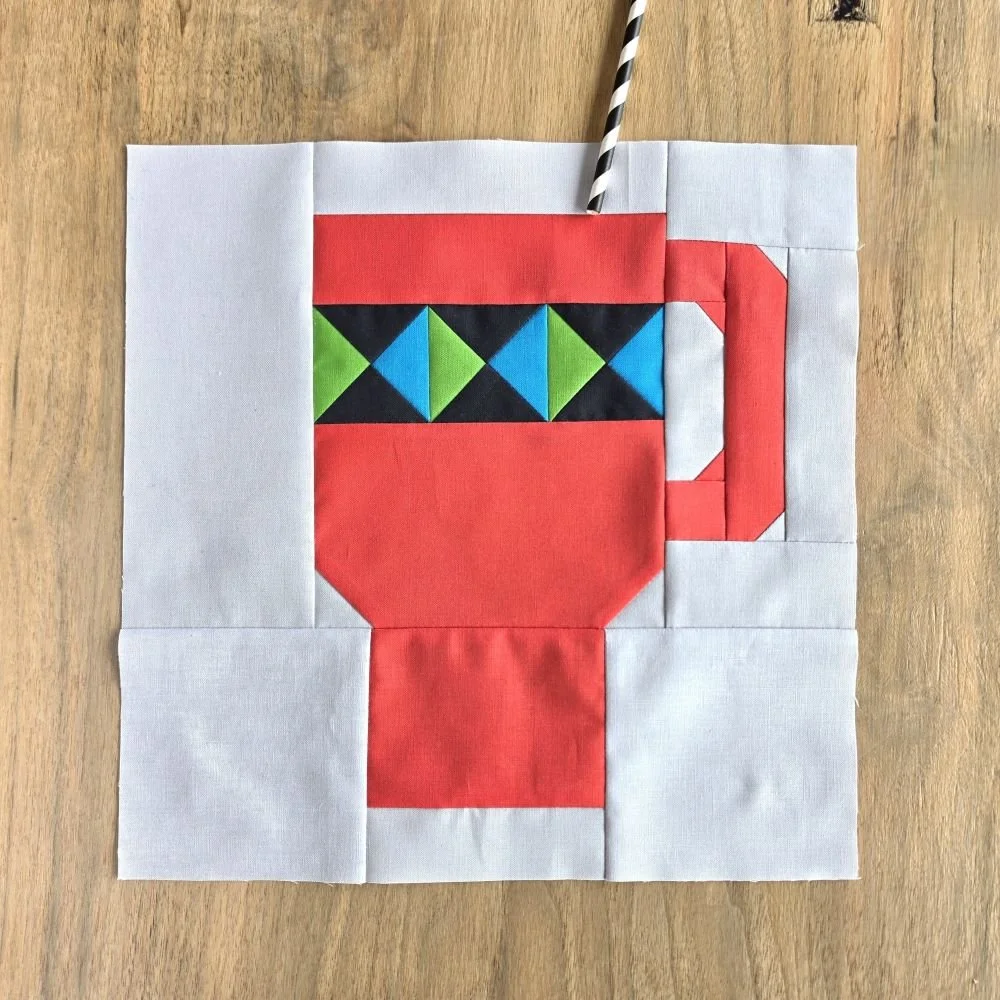 Water Sipper Quilt Block