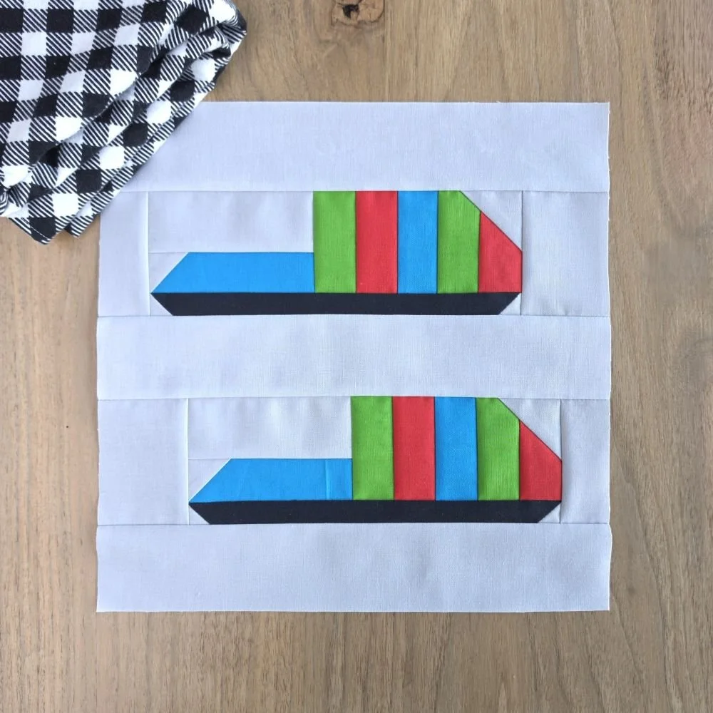 Fuzzy Slippers Quilt Block