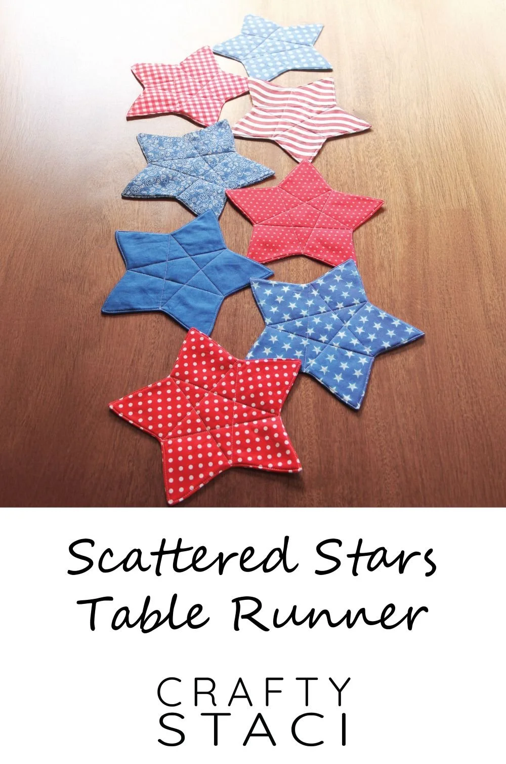Scattered Stars Table Runner — Crafty Staci
