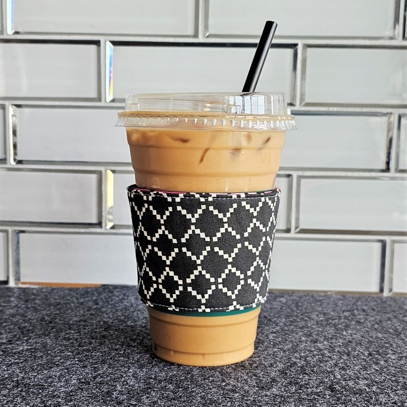 Reversible Coffee Cozy Pattern — Crafty Staci