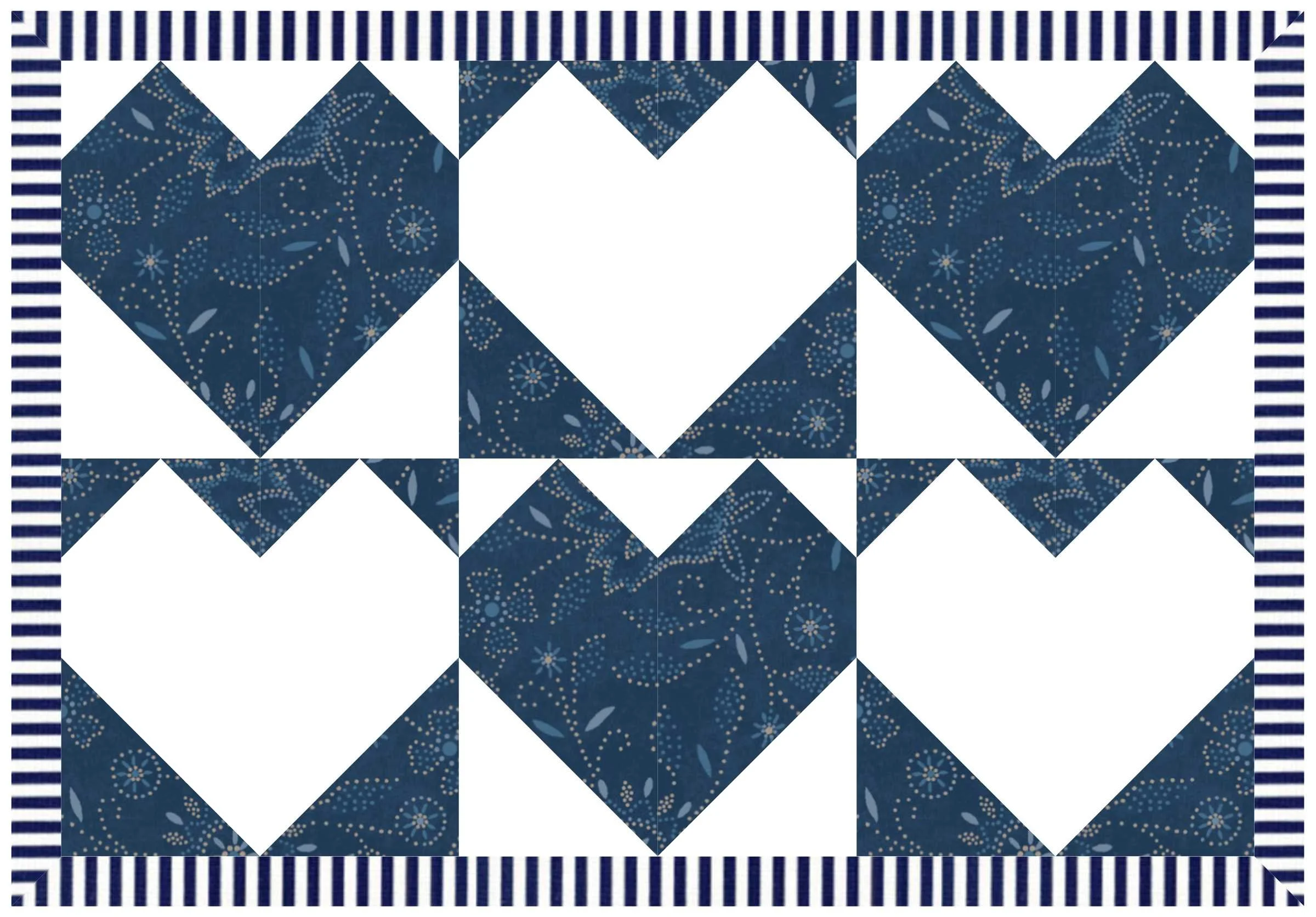Balanced Hearts Mug Mat PDF Sewing Pattern — Crafty Staci