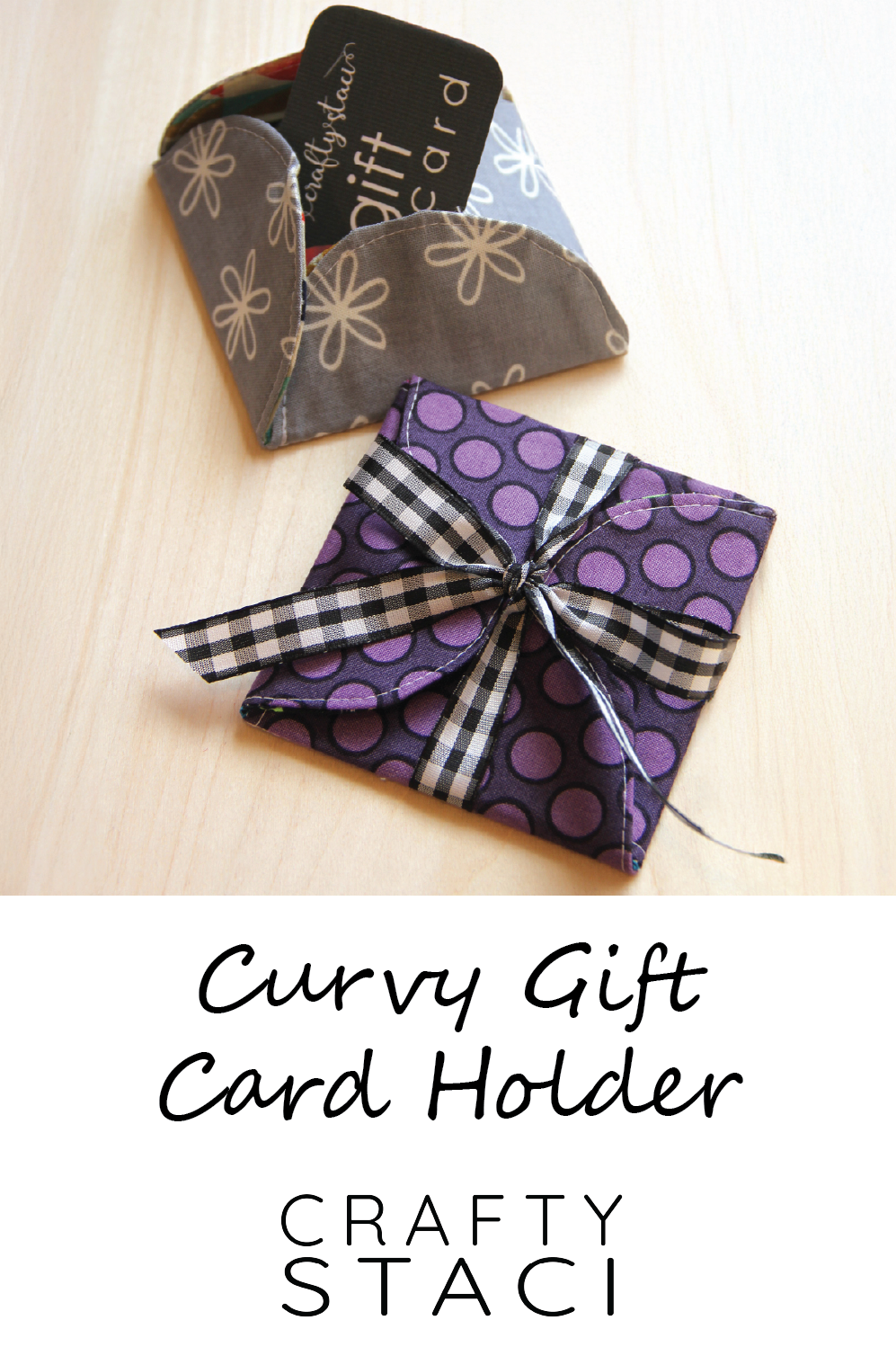 Curvy Fabric Gift Card Holder — Crafty Staci, image size:997x1498