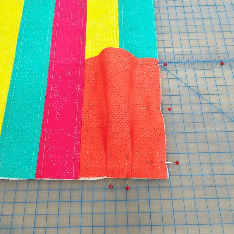 DIY seam guide. I used dollar store clear vinyl shelf liner, a ruler and  sharpies to extend the measurements on my sewing mach…