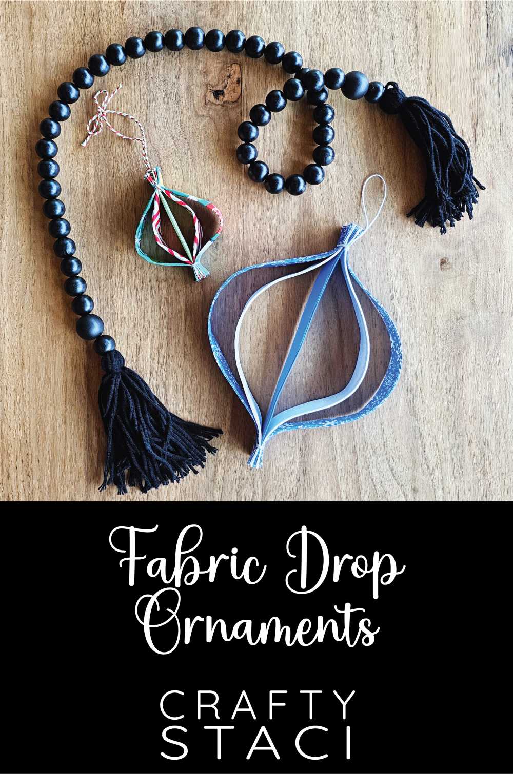 Fabric Drop Ornaments