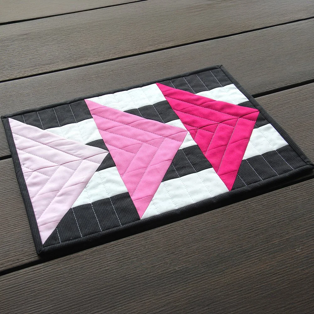 Three Hearts Table Runner PDF Sewing Pattern — Crafty Staci