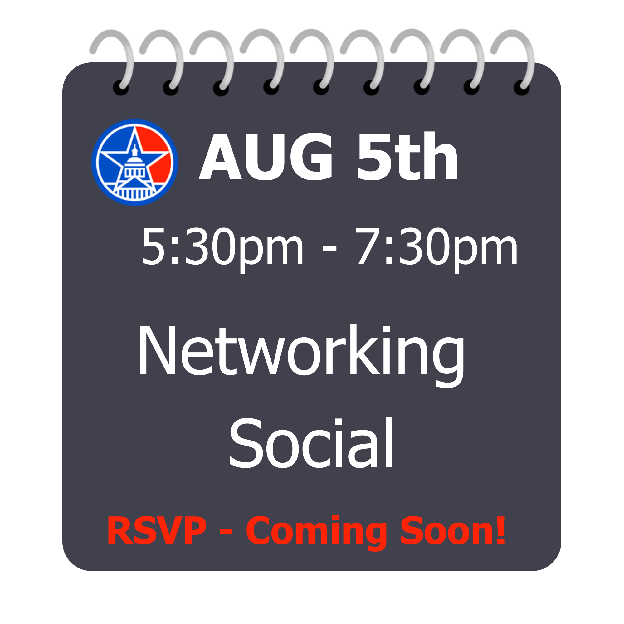 AUG 5th  - Networking Social  Website wComing Soon RSVP.png