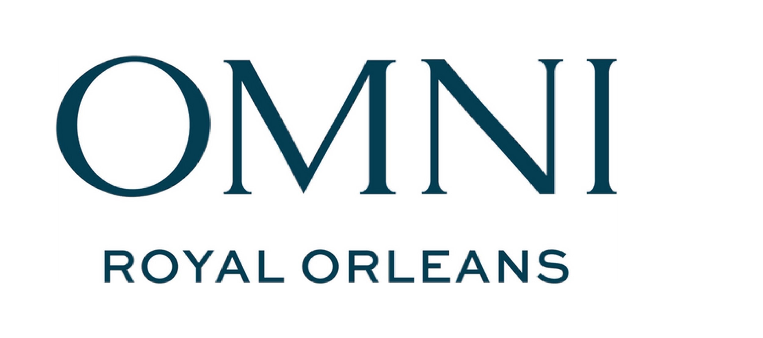 OMNI Royal Orleans logo with large stylized text and smaller text underneath