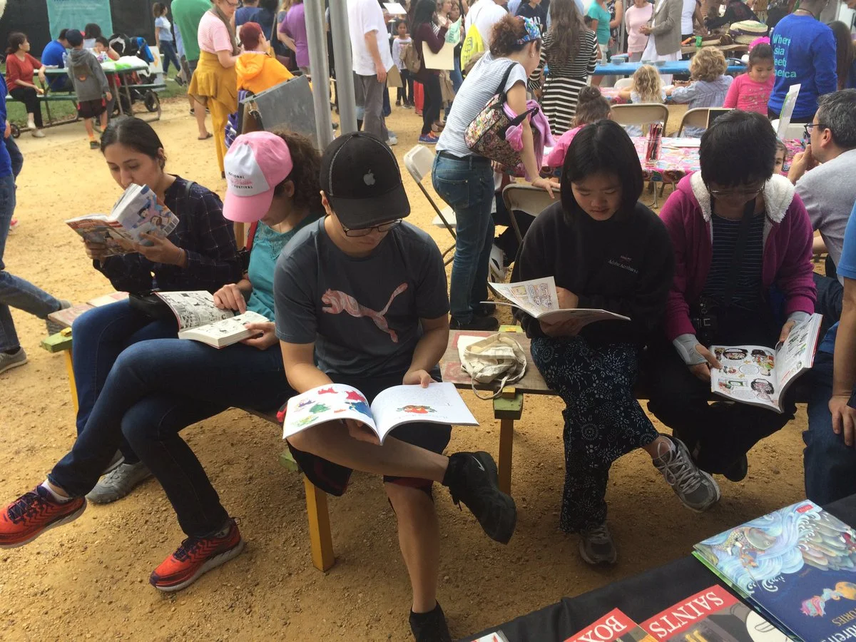 There wasn't a moment where someone wasn't reading, drawing, coloring, learning recipes, or making new friends who love food, comics, and art! 