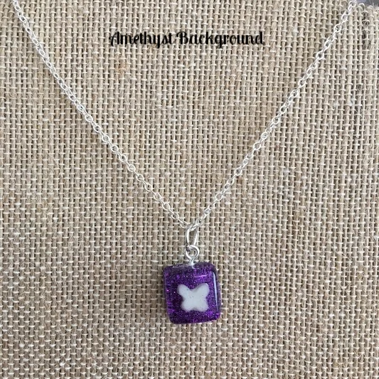 Butterfly Square Pendant